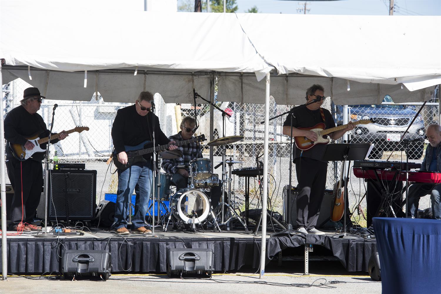 Rock band at DC Commercial Construction event The Gray Brothers Band rocked it for an appreciative crowd!