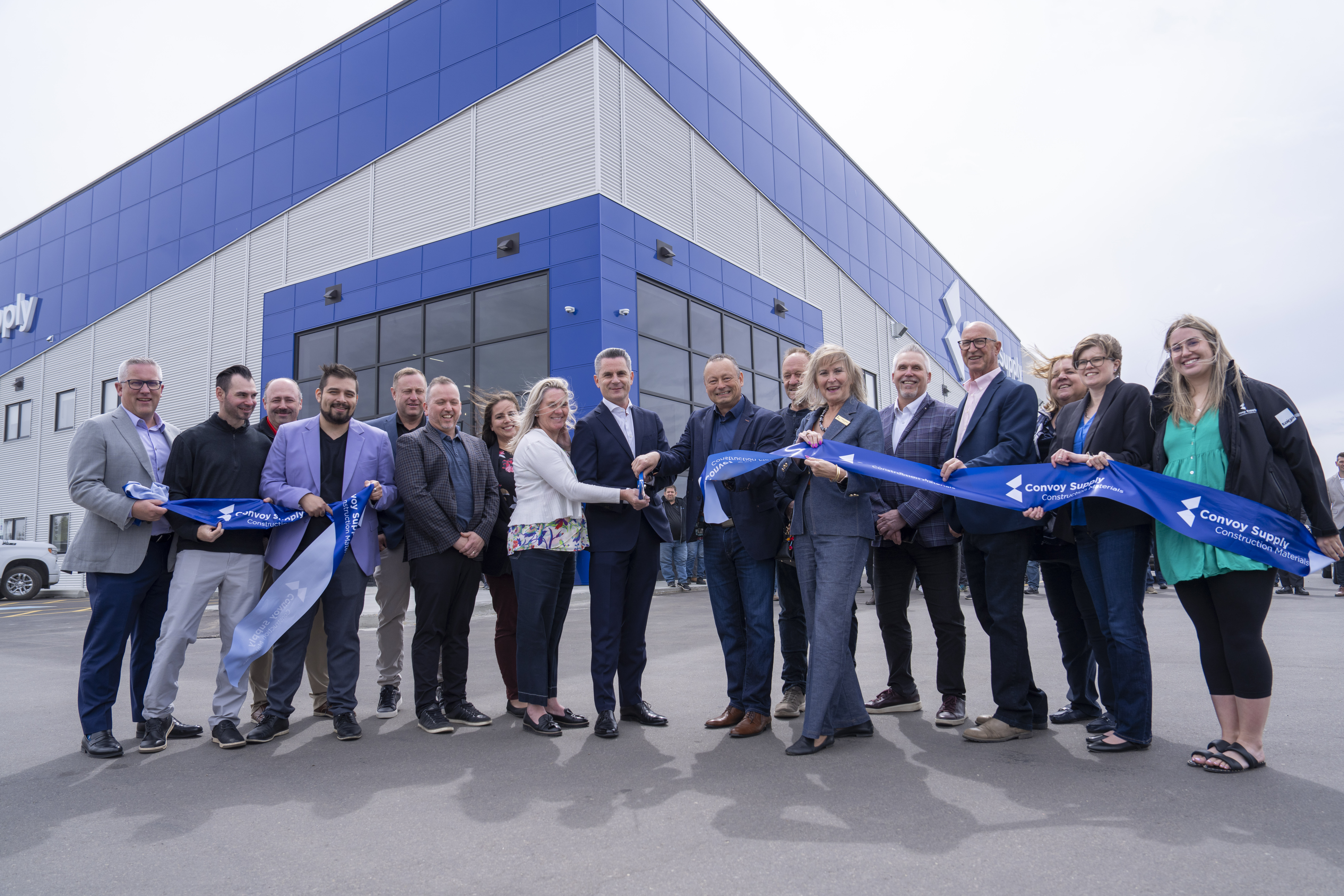 Ribbon cutting at Edmonton Grand Opening event