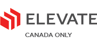 Logo for Elevate, commercial roofing and insulation products